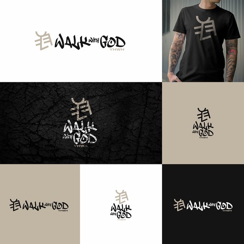 Walk With God Minimalist Luxury Logo for a Modern Faith & Fashion Brand Design by Alexander Ryashin