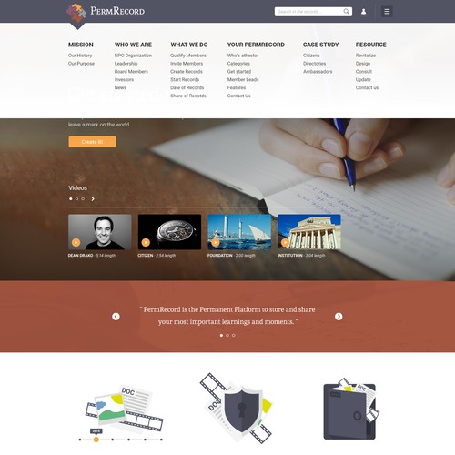 Show the world the most important personal knowledge base of all time Design by Mark Calvin