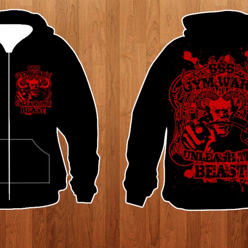 Devil/Demon bodybuilding Hoodie | Clothing or apparel contest