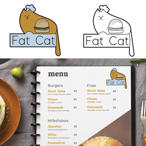 Fat Cat Design by Irina Ra