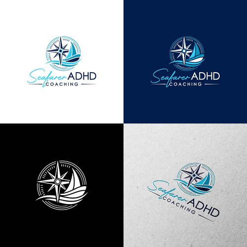 Abstract sailboat logo to evoke navigation and adventure Design by pixelamazers