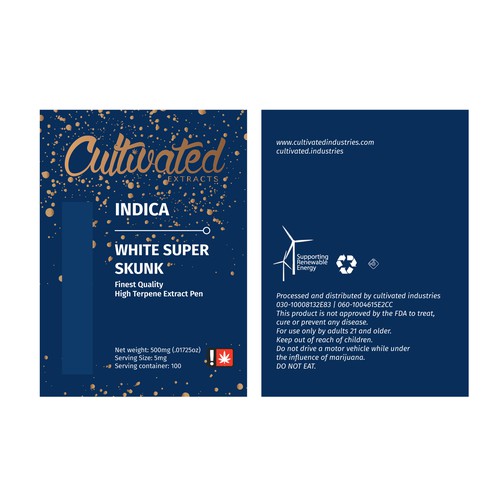 Simple package for vape pen Design by Type K.