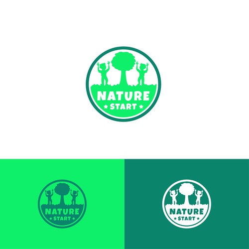 Need a catchy logo for our nature preschool! Design by Nerio Designs