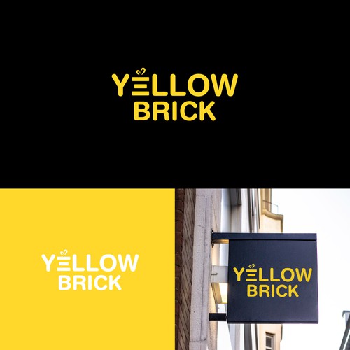 Yellow Brick Logo Design by HR Graphic Designer