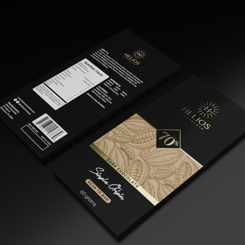 Design di Design chocolate bar packaging for a Premium bean to bar Chocolate business di podbara