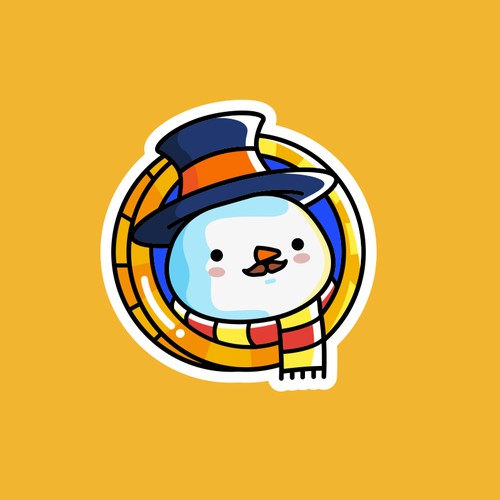 Logo and Brand Identity with a Snowman for a new digital currency Design by Miniverso