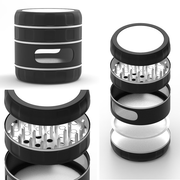 herb grinder 4 layer