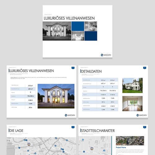 Plantilla de Powerpoint propuesta en el concurso por Maria-ux-guru