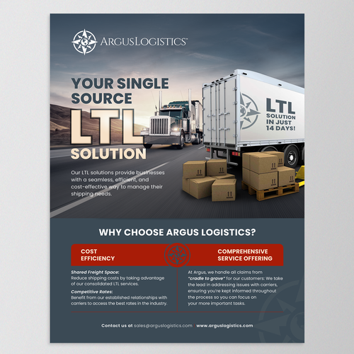 Argus LTL Program Flyer Design by Nadhisa87