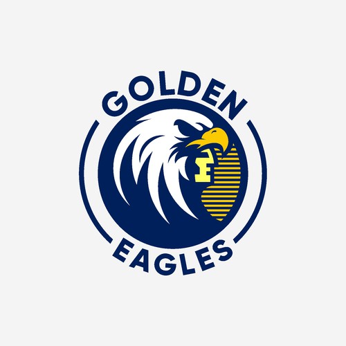 Basketball Team Logo for the 'Golden Eagles' (fast-tracked contest)! Design réalisé par DevDevit   ★ ★ ★ ★ ★