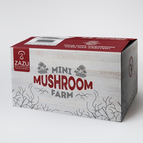 Mushroom Grow Kit Design by StanBranding