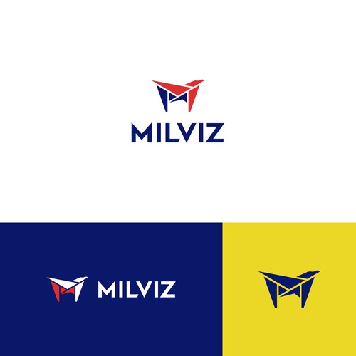 MILVIZ Logo - Producer of Military Flight Simulation Design by Yantoagri