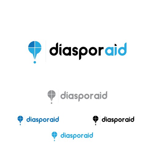 Design a powerful logo for diasporaid, an impact-oriented network/platform for expats Design by JosephA
