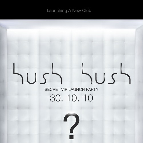 Exclusive Secret VIP Launch Party Poster/Flyer Design by Takumi