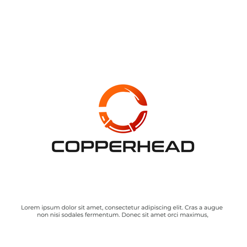 Copperhead industrial logo Design by AwAise
