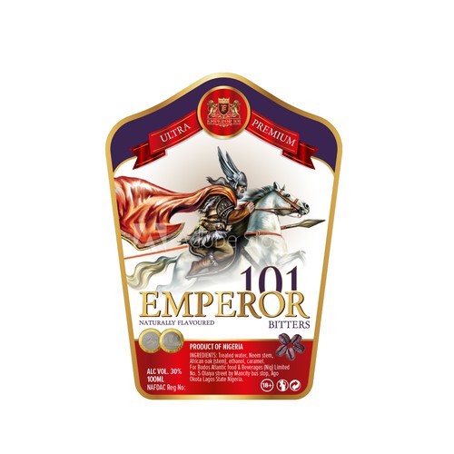 An eye catching label design Design by laudes