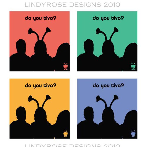 Banner design project for TiVo Diseño de Lindyrose Designs