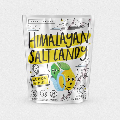 Design a clean yet fun and upscale packaging for a hard candy product, Product packaging contest