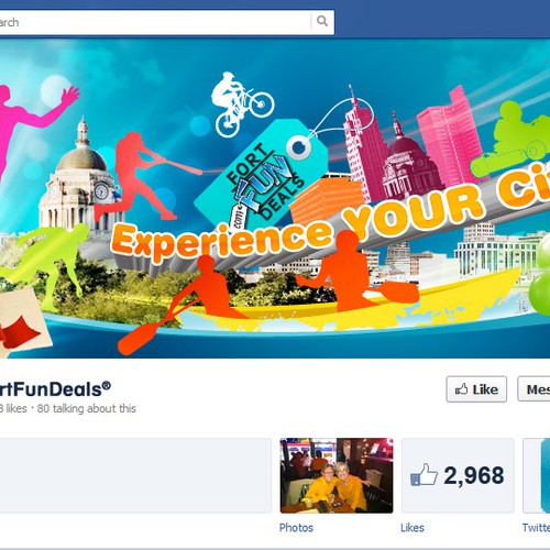 Fort Fun Deals Facebook cover Ontwerp door logovora