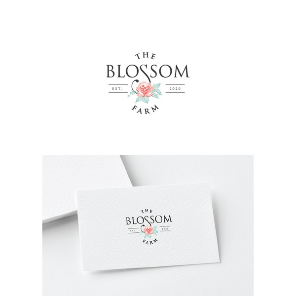 The Blossom farm Logo Design