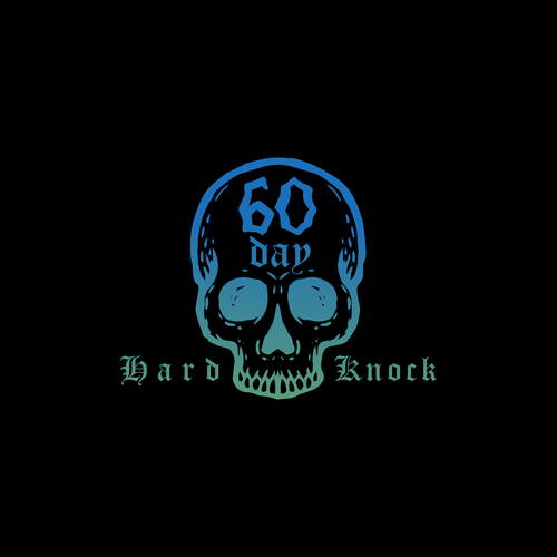 Design 60 Day Hard Knock Challenge Logo por Ongie