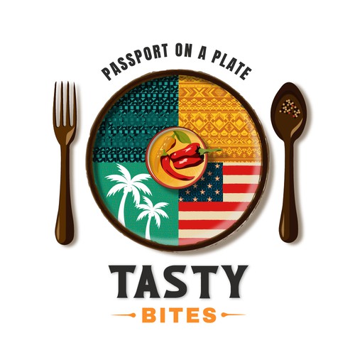 Design di Design a Bold, Soulful Logo for Tasty Bites – Caribbean Meets Southern Comfort di ads1201
