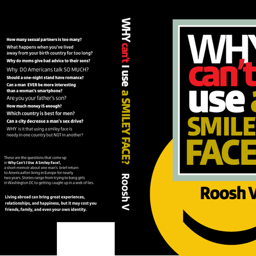 Book cover for "Why Can't I Use A Smiley Face?" Design by poppins