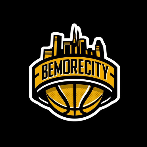 Basketball Logo for Team 'BeMoreCity' - Your Winning Logo Featured on Major Sports Network Réalisé par Normans