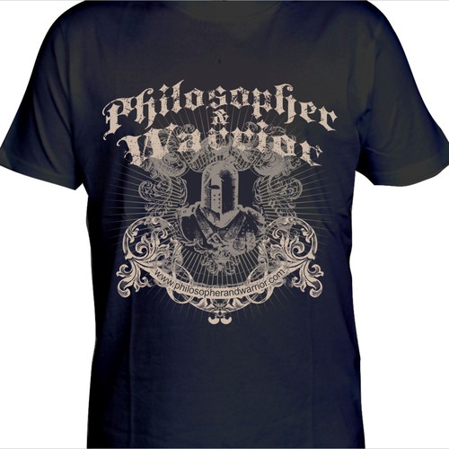 Philosopher & warrior needs a new t-shirt design | T-shirt contest