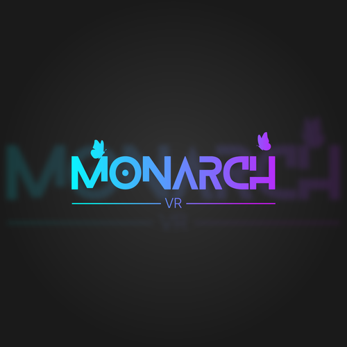 Design a fun, modern logo for a VR game featuring the Monarch Butterfly Design by Kris1923