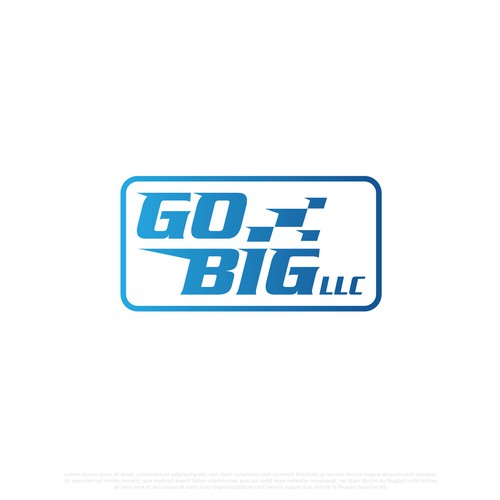 Go Big LLC Design by MagsArt