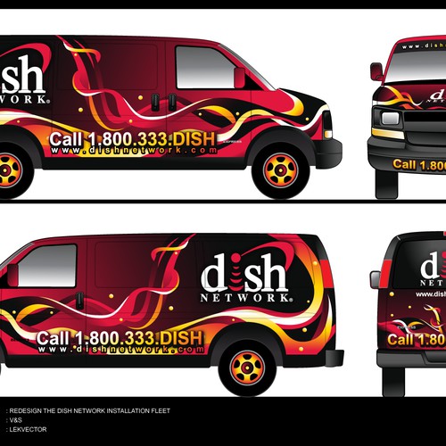 Design V&S 002 ~ REDESIGN THE DISH NETWORK INSTALLATION FLEET por Lekvector