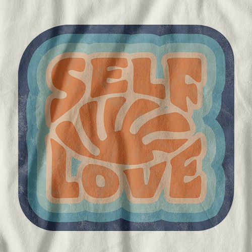 SELF LOVE MERCH T-SHIRT Design by Replika_