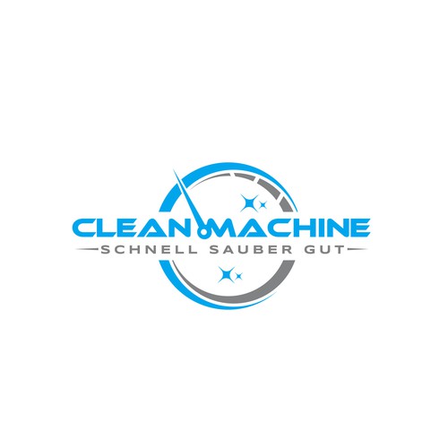 CleanMachine / Logo for Car and Plane Detailing Design by Ideaplane Studio