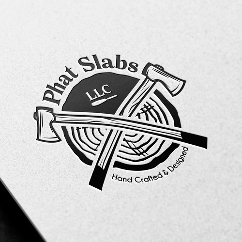 wood working logo Design by Thiago Caldeira