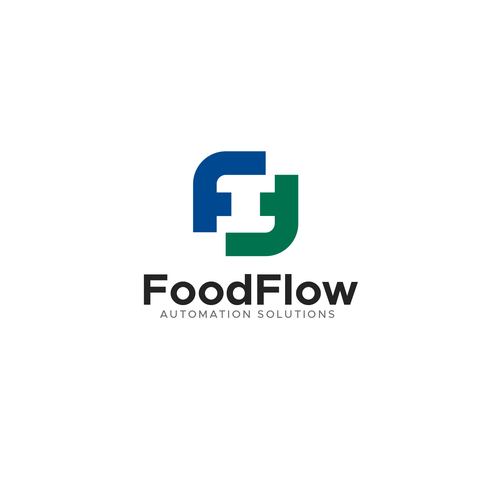 FoodFlow Automation Logo Design by khro