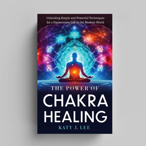 🔥🔥-=  UNIQUE CHAKRA HEALING KDP Ebook Cover =- 🔥🔥 Design by Elvie Designs