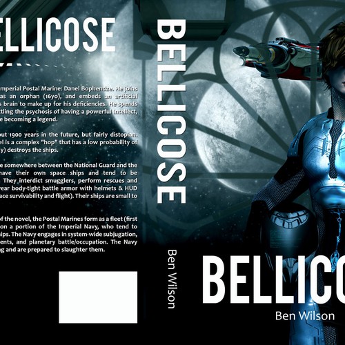 Sci-Fi Novel Cover Design, Start of Series. Design by DHMDesigns