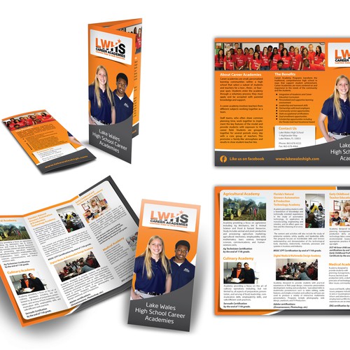 Create the next brochure design for Lake Wales High School Career Academies Design by Ken-cambodia