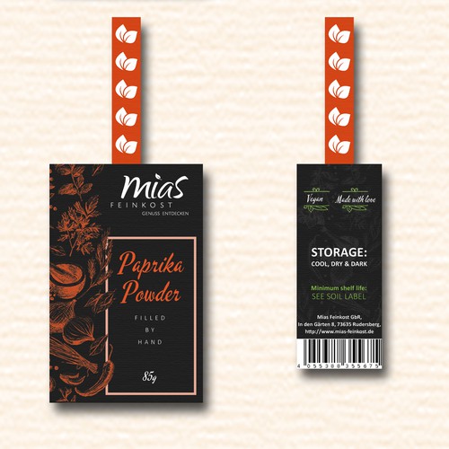 Proposta di design per un contest della categoria Etichetta di prodotto realizzata da AdinaR