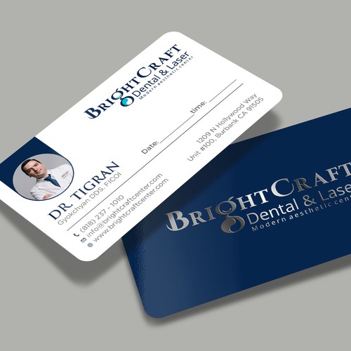 Modern Dental and Medical SPA business card Design réalisé par RENEXIT