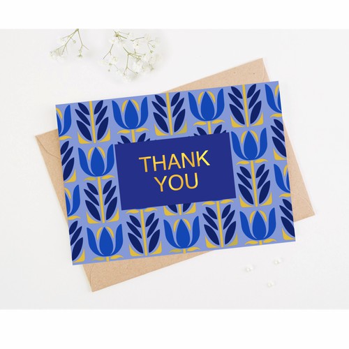 Thank you card design Design por fitriandhita