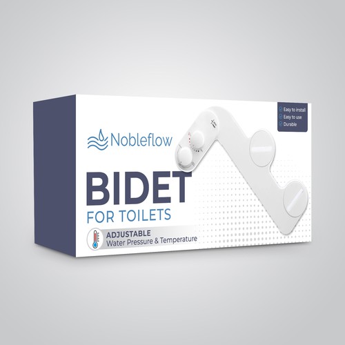 Design the packaging (box) for a new bidet attachment for toilets Design von ag16