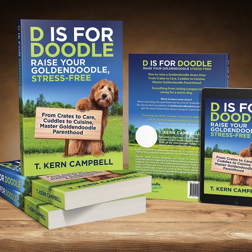 Help Keep Puppies Out Of Shelters - Book cover needed to help new Dog parents! Design by Sherwin Soy