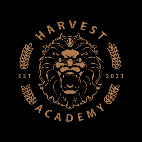 Harvest Academy Lions Mascot Design by Xshand