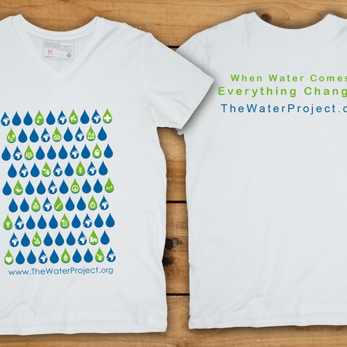 T-shirt design for The Water Project デザイン by dropyourmouth