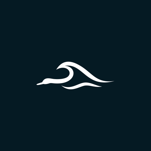 Design di Coastal lifestyle brand featuring a mallard duck and wave, appeal to outdoor enthusiasts and surfers di muuter