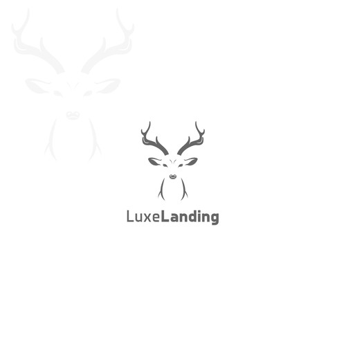 Brand Logo of Simple Design of a Stag (Male Deer) Head Design by Indra Ardiananta