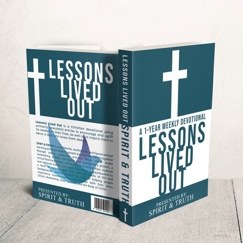 We need a captivating cover for our 1-year Devotional! Design by Zahari Studio