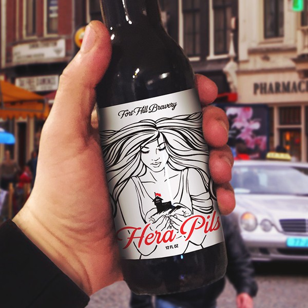 Bottle label design